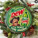 CIFbuy Vintage Mountain Dew Metal Sign Home Kitchen Decor Xmas Halloween Gift Wall Art 8x8 Inches (TikTok, temu pick-up service)