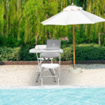 Replace 59374361 76*50*70.5cm Liftable Garden Plastic Table White - Image 26