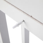 Double Door Fork Toilet Cabinet White - Image 9