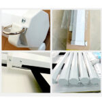 92" 16:9 80" x 45" Viewing Area Motorized Projector Screen with Remote Control Matte White - Image 10