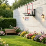Wall Mount Basketball Hoop System – for Community Court Upgrade, 43" x 30" Shatter Resistant Backboard, Durable Bracket - Image 5