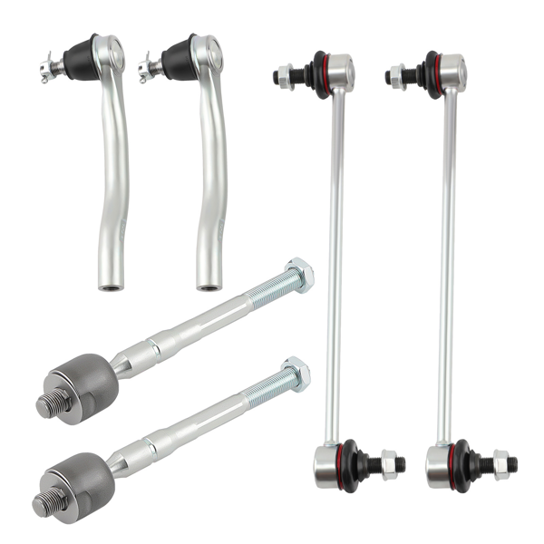 Front Inner Outer Tie Rod End Stabilizer Sway Bars fit for Acura MDX 2007-2013