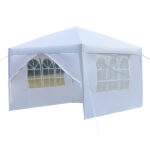 3 x 3m Two Doors & Two Windows Practical Waterproof Right-Angle Folding Tent White - Image 33