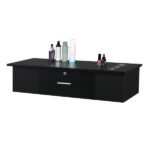 Classic Salon Wall Mount Styling Station Beauty Salon Spa Locking Cabinet Black - Image 16