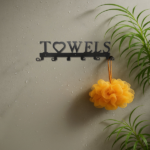 CIFbuy 1pc Premium Metal Wall-Mounted Towel Hook: 6-Hook Space-Saving Storage with Sturdy Row Design, Simple Punch-Free Installation, Ideal for Bathro(TikTok/temu self-pickup orders) - Image 6