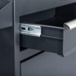 4 Drawstring Cabinet Steel Black Lock 330lb Instrument Cart Storage Room - Image 35