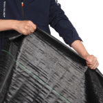 4*100ft Black Weeding Cloth Polyethylene Foldable - Image 11