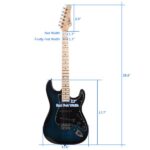 [Do Not Sell on Amazon] GST Stylish Electric Guitar Kit with Black Pickguard Dark Blue - Image 16