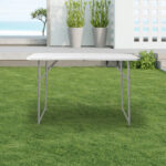 4ft Foldable Lift Patio Plastic Table White SAME AS 21616655 - Image 28
