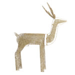 3.6FT Motorized Reindeer with Shaking Head, Outdoor Christmas Decorations with Motor & 120 Warm White LED Lights, for Xmas Outdoor Holiday Indoor Decor Lighted Holiday Displays - Image 16