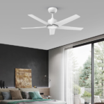 44 inch Ceiling Fans with Lights, Large Air Volume Ceiling Fans with Reversible Quiet DC Motor and Remote, 5D-W5[Unable ship on weekends, TK/TEMU only for pickup, only TX10643 warehouse supports GOFO] - Image 9