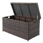 Simple And Practical Outdoor Deck Box Storage Box Brown Gradient - Image 19
