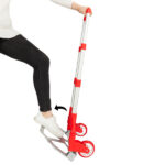Portable Foldable Telescopic Trolley Trolley Luggage Trolley Red - Image 14