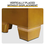 4/4 Natural Retro brown cello base with foam protective layer - Image 12
