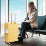 3 in 1 ABS&PC Trolley Box 20in 24in 28in Trolley Box Iron Tie Rod ABSPC Alloy Wine Yellow - Image 6