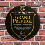 CIFbuy 1pc 8x8 Inch Round French Aluminum Sign, Vintage Grand Prestige Hertog Jan Decorative Plaque, German Language Metal Wall Art For TikTok, TikTok, Self-pickup Logiopics - Image 6