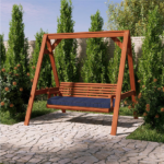 Outdoor Bench Cushion, 63 × 20 × 4 Inch, Tufted Waterproof Swing Cushion with Ties, for Patio Bench or Window Seat - Image 8
