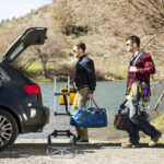 Portable Folding Collapsible Aluminum Cart Dolly Push Truck Trolley Black - Image 17