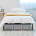 17 Qt Medium Plastic Drawers, Under Bed Storage Bins, Stackable, Modular 3Pk - Image 4