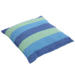 Distinctive Cotton Canvas Hanging Rope Chair with Pillows Blue - Image 9