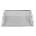 Same Code 49094033 HT-100 x 80 Household Application Door & Window Rain Cover Eaves Transparent Board & White Holder - Image 4