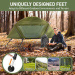 Collapsible camping tent with an integrated cot - Image 17