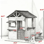 Wooden Playhouse - Image 3