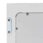 3-tier Single Door Mirror Indoor Bathroom Wall Mounted Cabinet Shelf White - Image 15