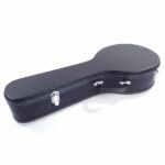 Replace 78204243 Hardshell A-Style Microgroove Pattern Leather Wood Mandolin Case Black - Image 6