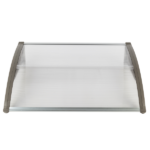 Same Code 26750828 HT-100 x 80 Household Application Door & Window Rain Cover Eaves Canopy White & Gray Bracket - Image 10