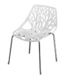 4pcs Bird's Nest Style Lounge Chair White - Image 2