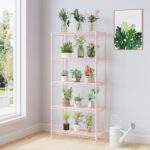 5-Tier NSF-Certified Steel Wire Shelving with Wheels Black - Image 26