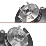 Pair Steering Knuckles Fit for Honda Civic EX-T Front Driver Passenger Side 686430/1 - Image 8