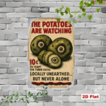 CIFbuy Vintage Halloween Metal Sign Funny Potato Eyes Wall" Art, Tin Plaque Creative Holiday Home Bar Decor EyeikTok, EyeikTok, t Self-pickup Logiopics - Image 4