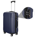 3-in-1 Multifunctional Large Capacity Traveling Storage Suitcase Luggage Set Navy Blue - Image 7