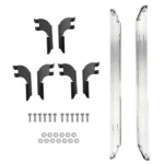Black Running Board Side Step Bar fit for Honda Pilot 16-2022 Aluminum Step Rails - Image 6