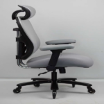 500LBS Big and Tall Office Chair Mesh Breathable, Gaming Chair with Adjustable Backrest Height & Headrest Angle & Adaptive Lumbar Lupport, Executive Computer Desk Chair with 2D Flip-Up Arms,Grey. - Image 22