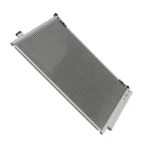 Aluminum Coolant Radiator & AC Condenser fit for Honda Civic 1.8L 2.0L Coupe 06-11 - Image 2