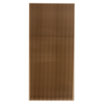 Same Code 82632470 80*38in Household Application Door & Window Rain Cover Eaves Brown Board & Black Holder - Image 5