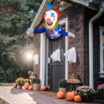 Replace 82852062 3.3 FT Halloween Inflatable Clown Broke Out from Window Outdoor Decorations, Scary Blow up Decor with Built-in LED Lights for Holiday Party Yard Lawn Garden Decor Indoor Outdoor - Image 13