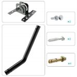 G01 Universal 180°Adjustable TV Antenna J-Pole Aerial Bracket Black - Image 3
