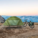 Collapsible camping tent with an integrated cot - Image 23