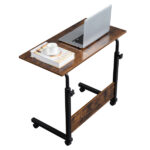 [Old code:23373712]Rolling & Height adjustable P2 15MM Chipboard & Steel Side Table with Baffle - Image 9