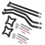 Black Steel Radius Arm Set Rear Fit for Polaris RZR XP 1000 & XP 4 1000 from 2014