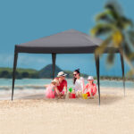 10x10ft Outdoor Pop Up Canopy, Portable Instant Canopy Tent with 4 Sidewalls for Outdoor Events Party Wedding Birthday Graduation, Dark Grey - Image 18