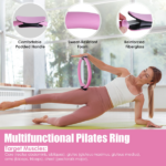 14Pcs All-in-One Pilates Kit, Pilates Ring Yoga Ball Resistance Bands Set with Carry Bag, Full Body Workout Equipment for Home Gym Travel - Image 7