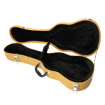 Replace 77197354 26" Top Grade Tenor Leather Ukulele Case Yellow - Image 5