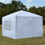 3 x 3m Two Doors & Two Windows Practical Waterproof Right-Angle Folding Tent White - Image 43