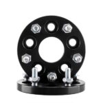 5X100 TO 5X114.3 Wheel Adapters 15MM For FR-S BRZ WRX + 20 BLACK SPLINE LUG NUTS - Image 5
