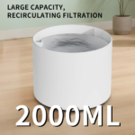 006 circular pet water dispenser, silent circulating water, filtered clean, large capacity, no leakage, allowing cats and dogs to drink with peace of mind - Image 3